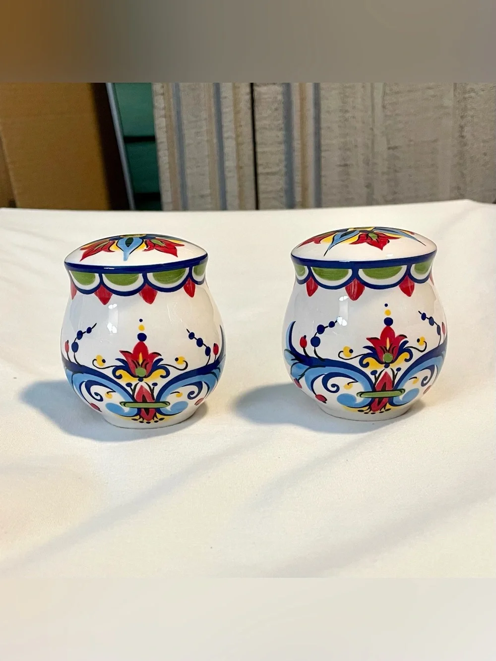 Tabletops Unlimited San Marino Italian Salt & Pepper Shaker Set - Multicolored